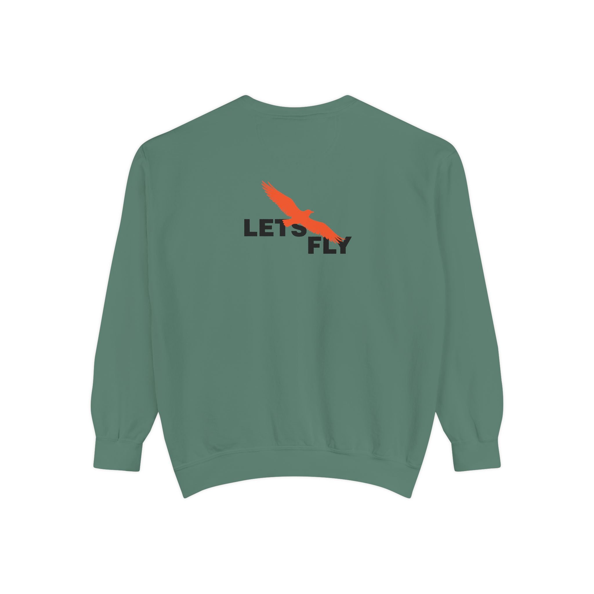 Let's Fly Sweatshirt — Graphic Bird Crewneck for Adventure Lovers