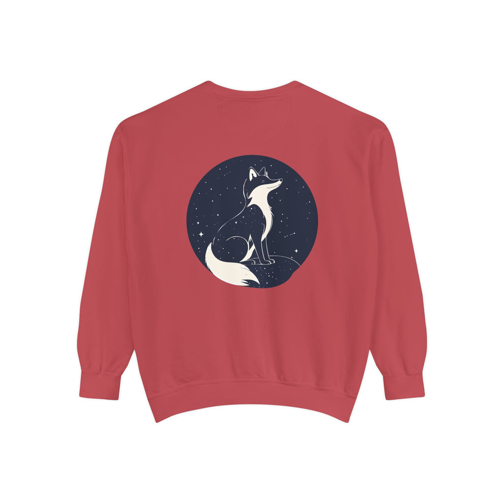 Fox Moon Sweatshirt Vintage Celestial Fox Crewneck