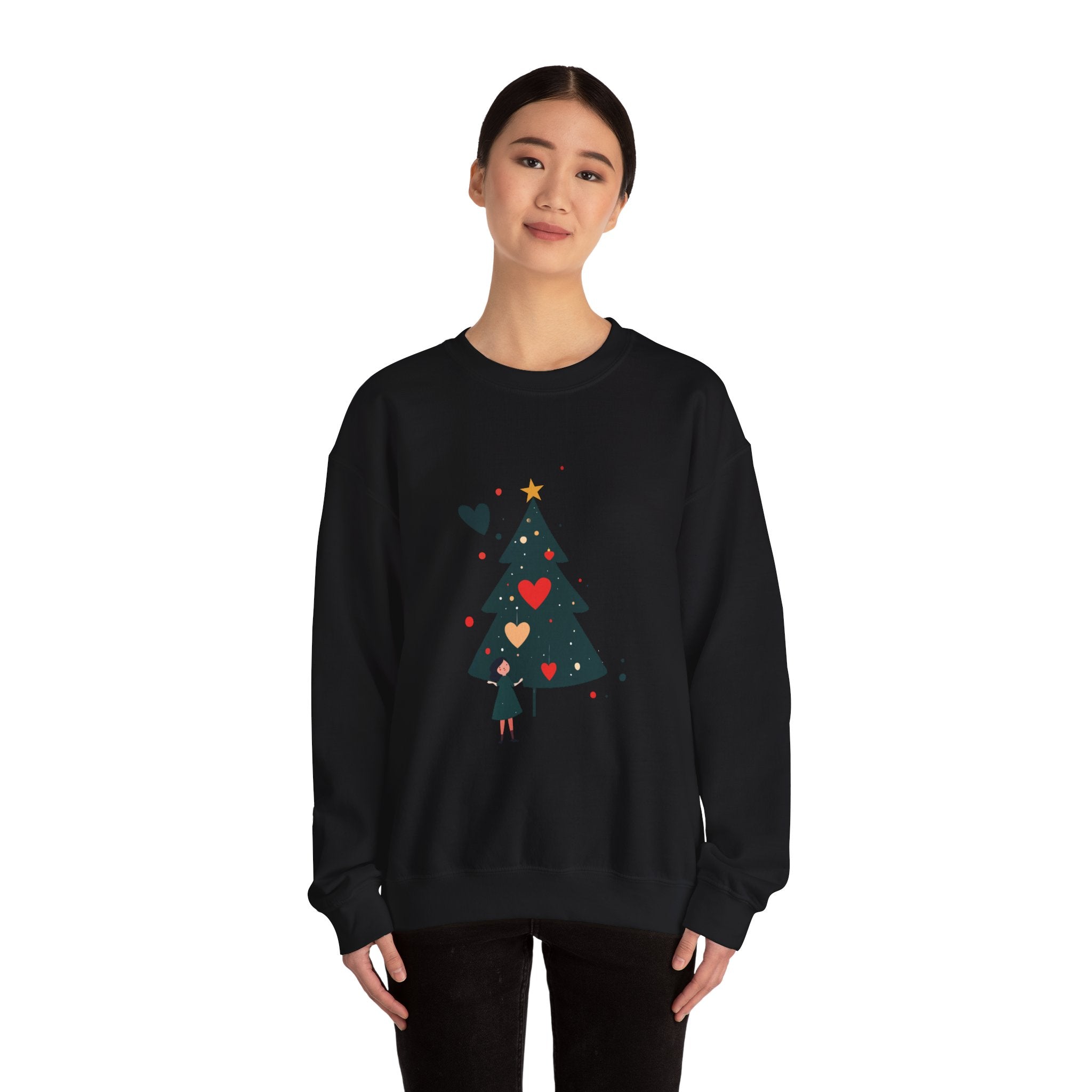 Christmas Tree Heart Sweatshirt
