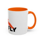 Let’s Fly Coffee Mug — Inspirational Bird Design Accent Mug (11/15oz)