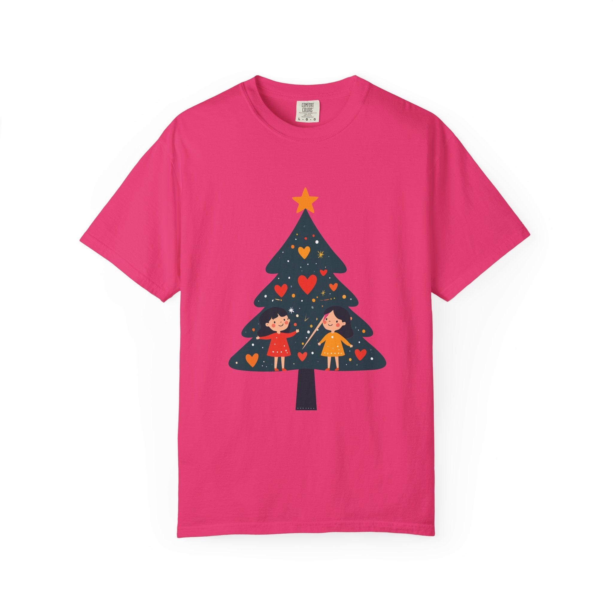 Christmas Tree Kids Graphic T-Shirt — Holiday Family Tee