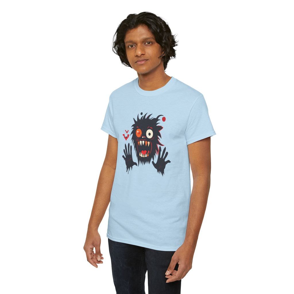 Monster Face T-Shirt Scary Creepy Graphic Tee (Halloween)