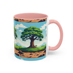 Oak Tree Scenic Accent Coffee Mug Nature Landscape 11/15oz