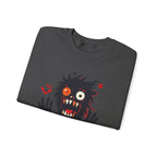 Halloween Monster Crewneck Sweatshirt Spooky Cute Monster Graphic