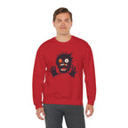 Halloween Monster Crewneck Sweatshirt Spooky Cute Monster Graphic