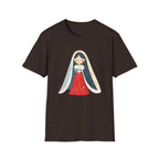 Virgin Mary Illustration T-Shirt — Cute Nativity Tee