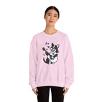 Corgi Playing Guitar Sweatshirt Cute Musical Dog Crewneck