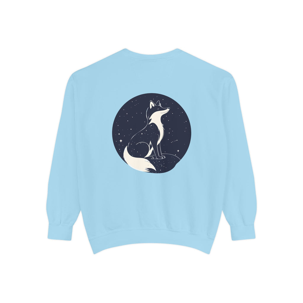 Fox Moon Sweatshirt Vintage Celestial Fox Crewneck
