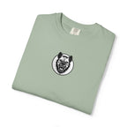 Embroidered Hyena Crest Vintage Logo T-Shirt - Minimal Animal Emblem Tee