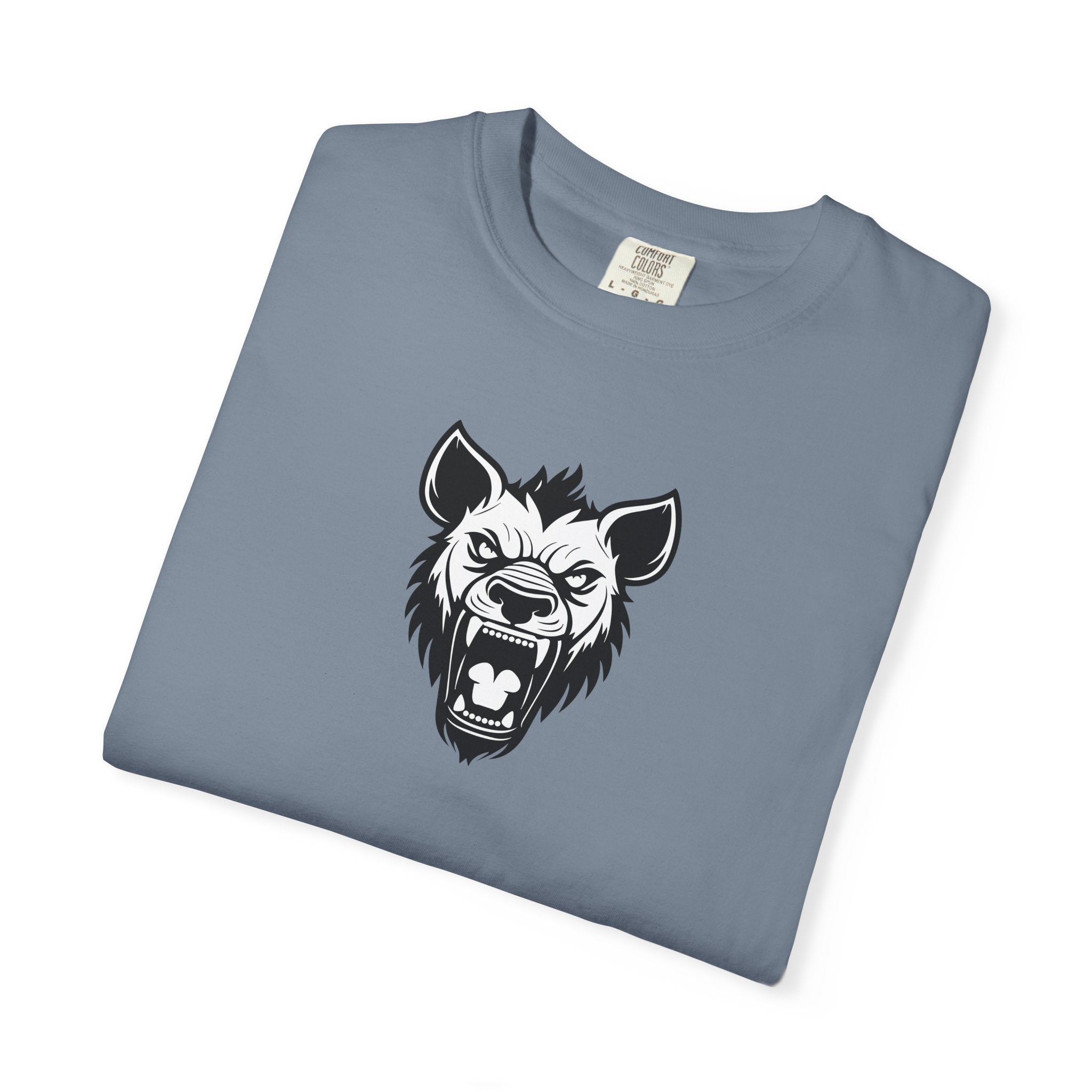 Hyena Graphic Tee Fierce Roaring Head Shirt