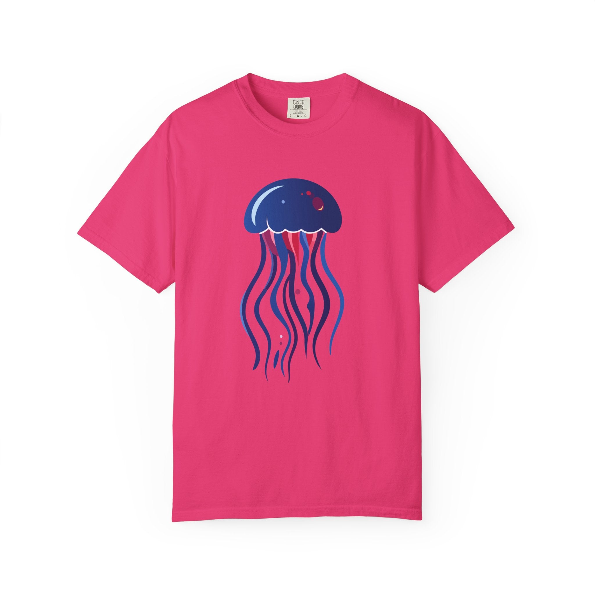 Jellyfish Graphic T-Shirt Nautical Ocean Sea Life Tee