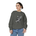 Floating Haunted Castle Sweatshirt Gothic Floating Island Crewneck