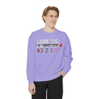 Leave Your Comfort Zone Sweatshirt "3, 2, 1" Motivational Crewneck
