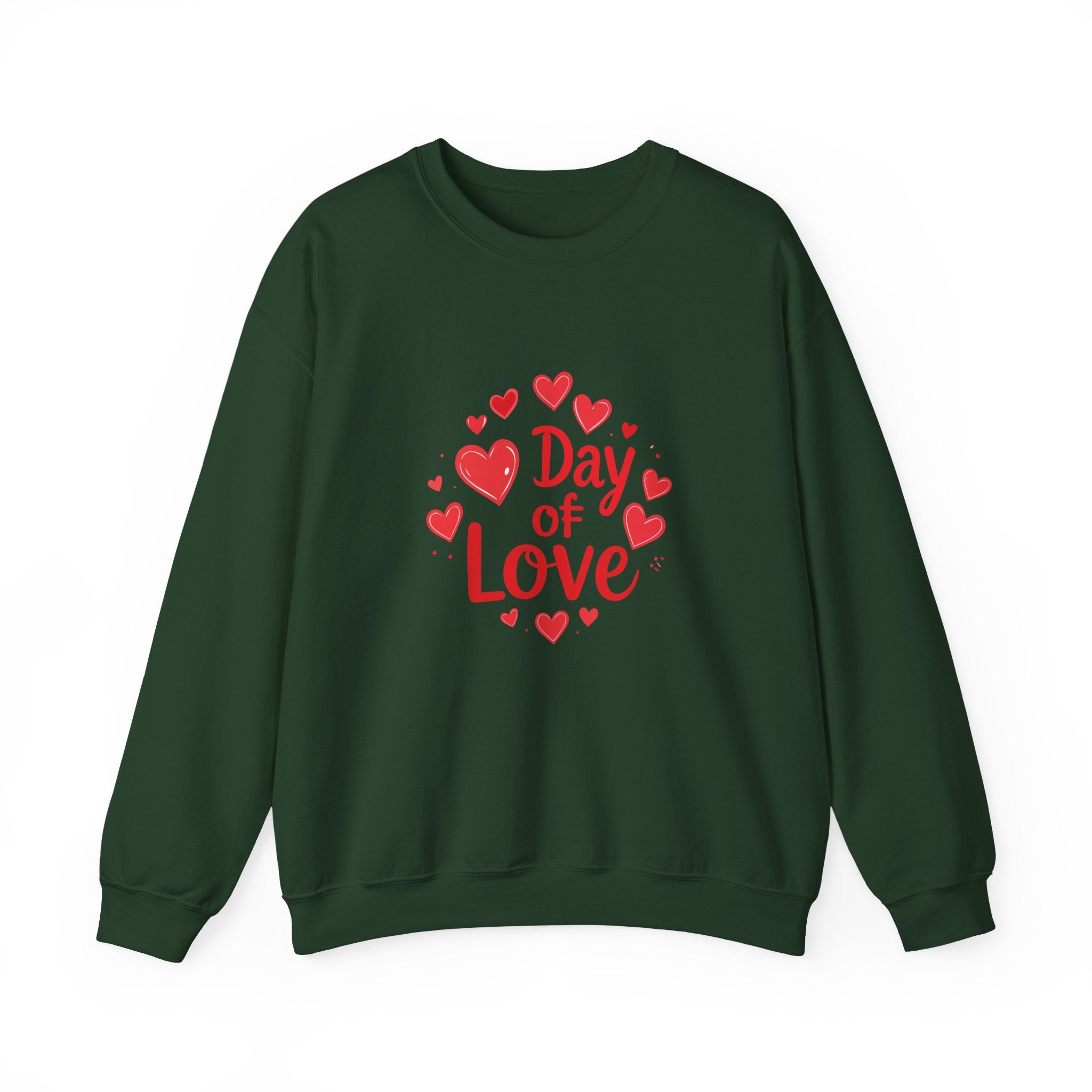 Christmas and Valentine "Day of Love" Crewneck Sweatshirt