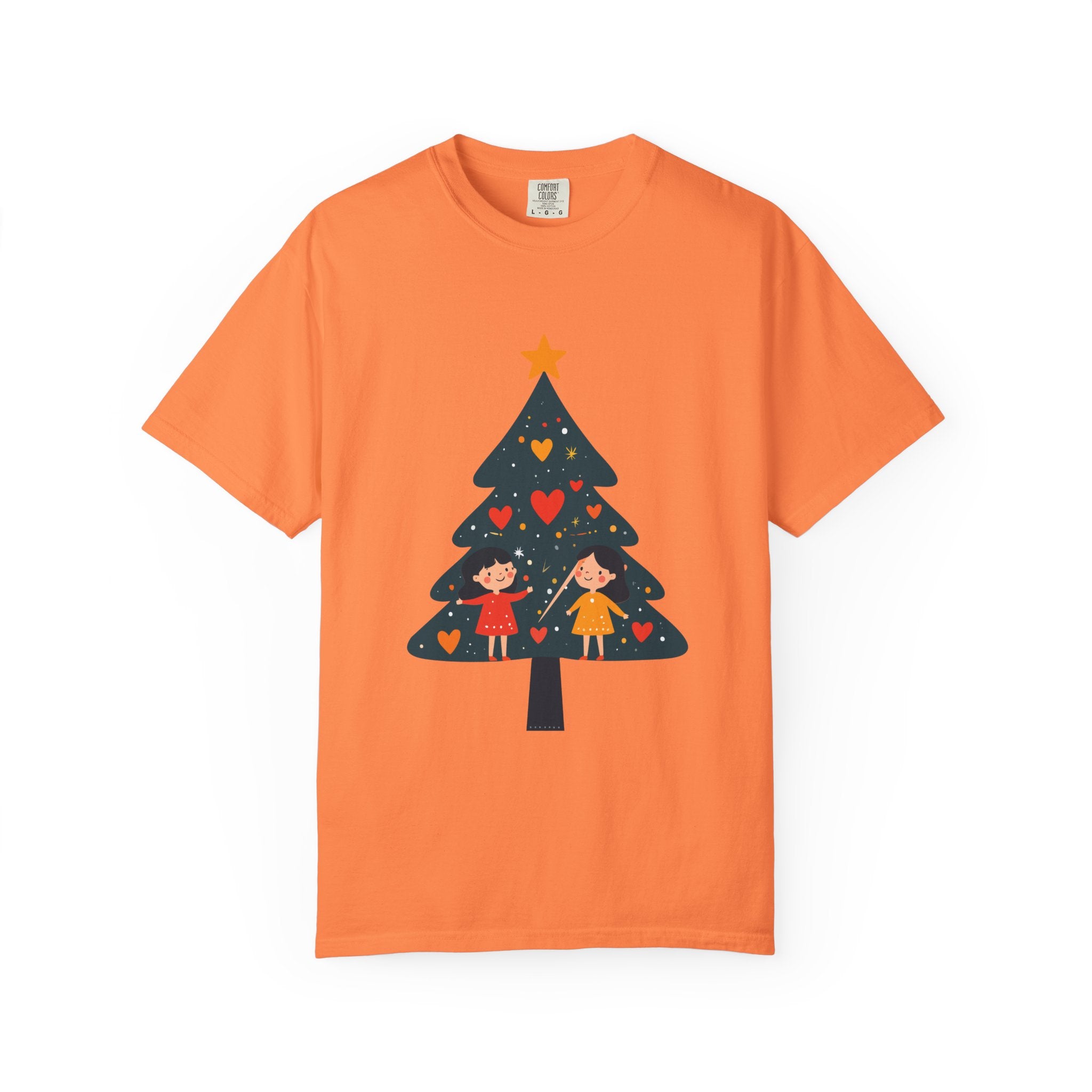 Christmas Tree Kids Graphic T-Shirt — Holiday Family Tee