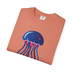 Jellyfish Graphic T-Shirt Nautical Ocean Sea Life Tee