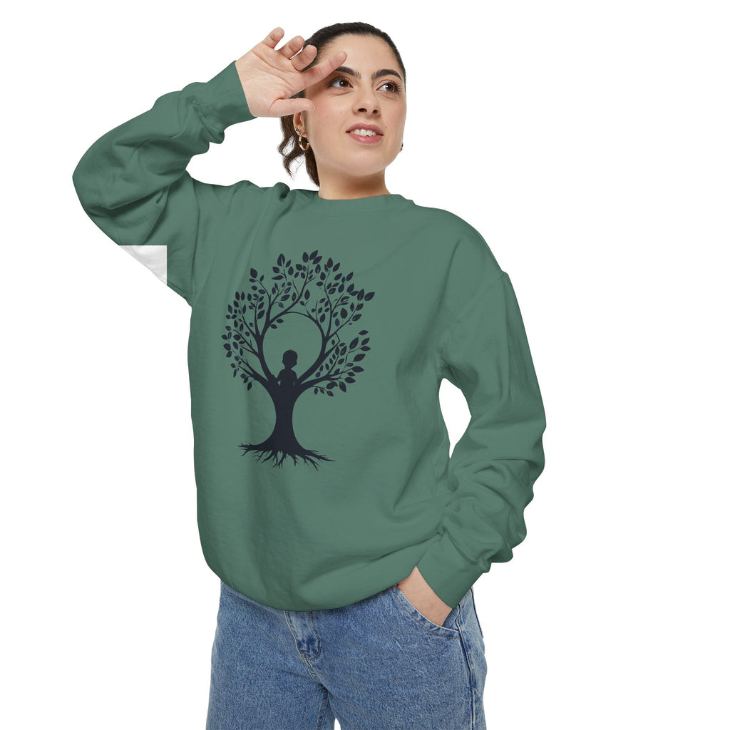 Tree of Life Sweatshirt Yoga Meditation Spiritual Crewneck