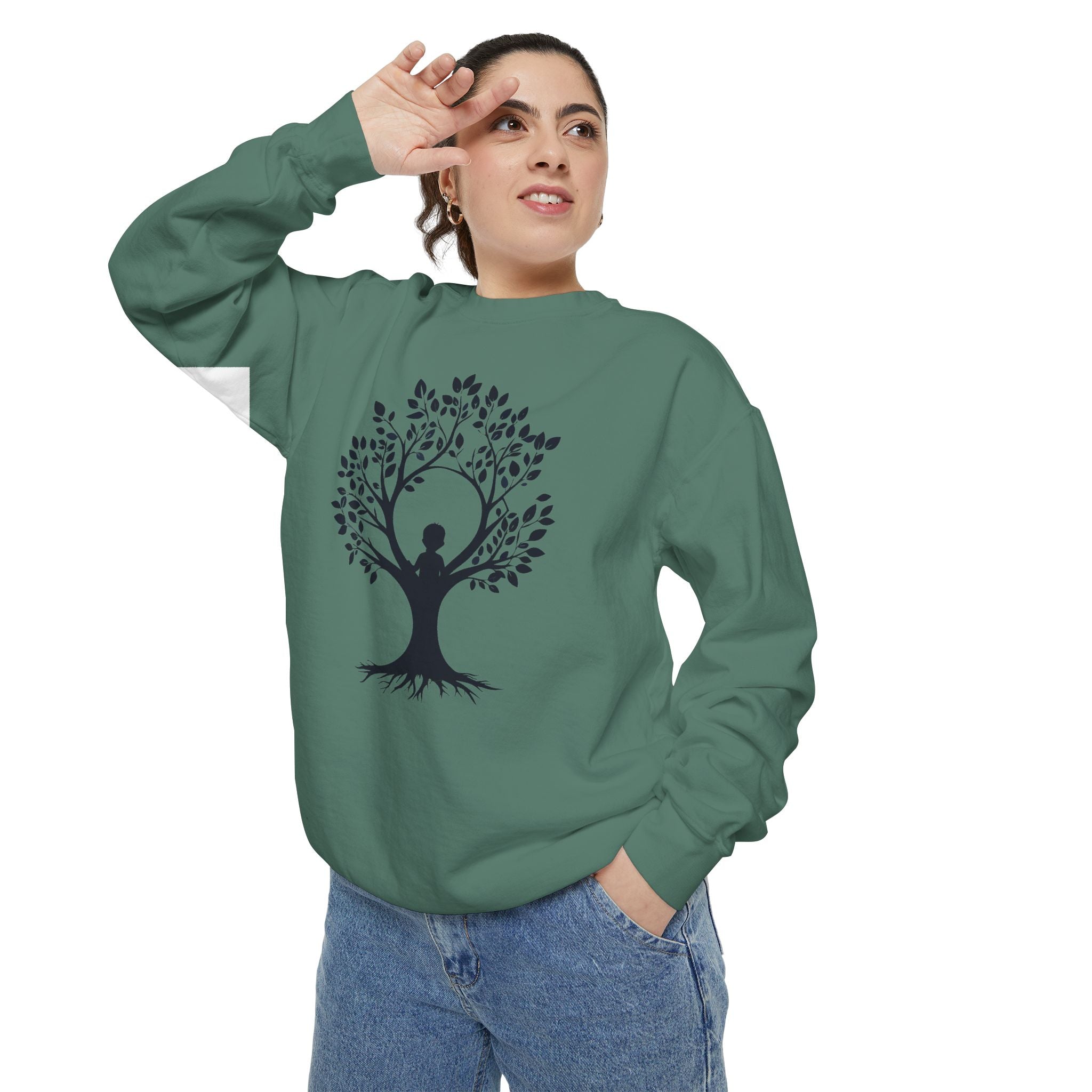Tree of Life Sweatshirt Yoga Meditation Spiritual Crewneck