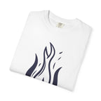 Flame Emblem T-Shirt Minimal Fire Graphic Tee