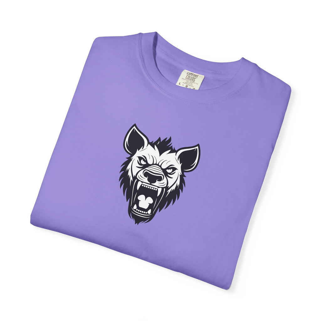 Hyena Graphic Tee Fierce Roaring Head Shirt