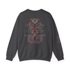 Dragon Ouroboros Crewneck Sweatshirt Gothic Snake Infinity Design
