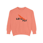 Let's Fly Sweatshirt, Graphic Bird Crewneck