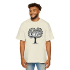 Love Tree Tee Men's Oversized Graphic T-Shirt