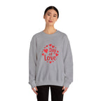 Christmas and Valentine "Day of Love" Crewneck Sweatshirt