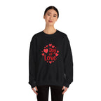 Christmas and Valentine "Day of Love" Crewneck Sweatshirt