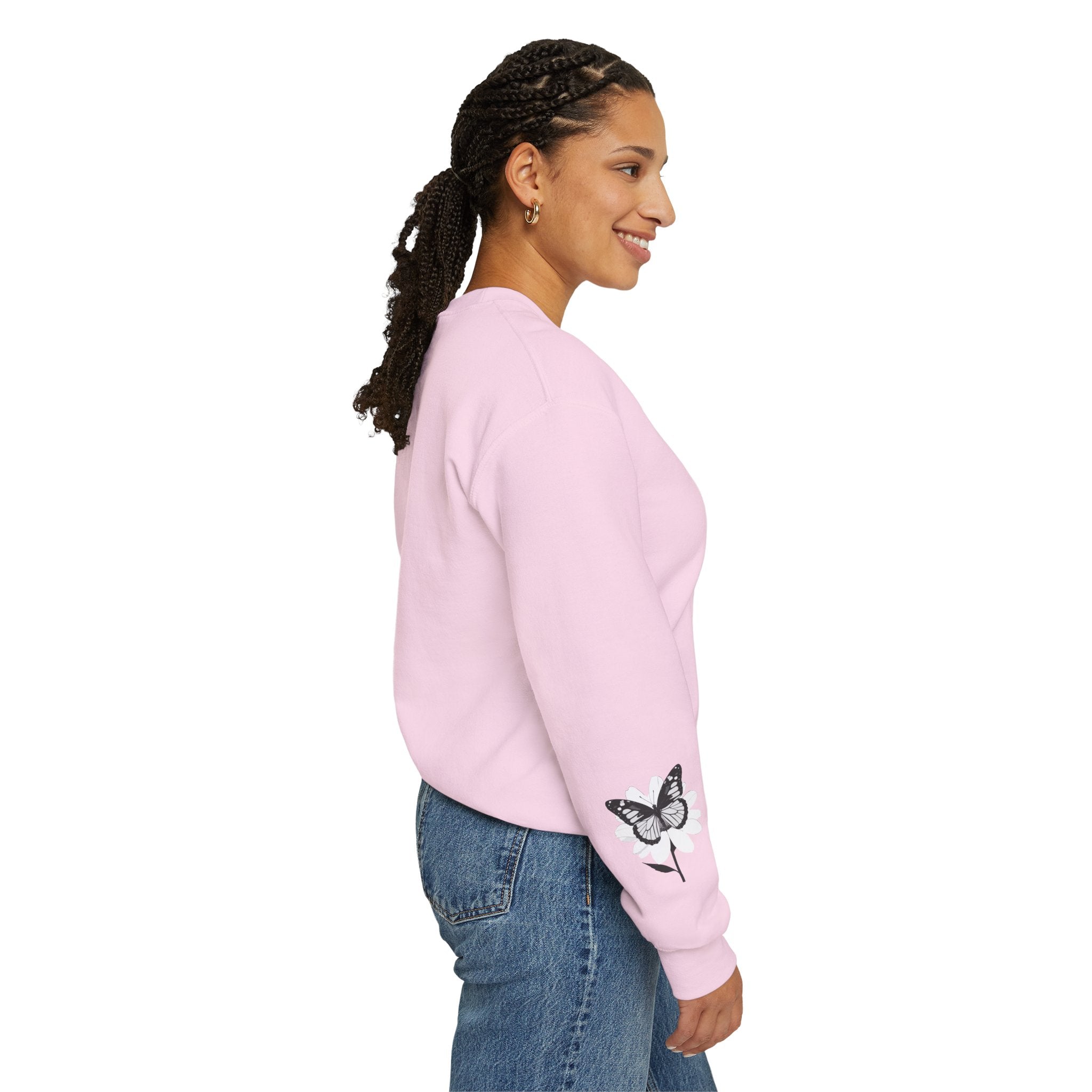 Butterfly Bloom Crewneck Sweatshirt Quiet Poise Edition