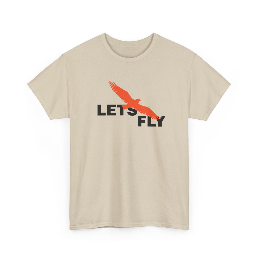 Lets Fly T-Shirt — Minimal Bird Graphic Tee