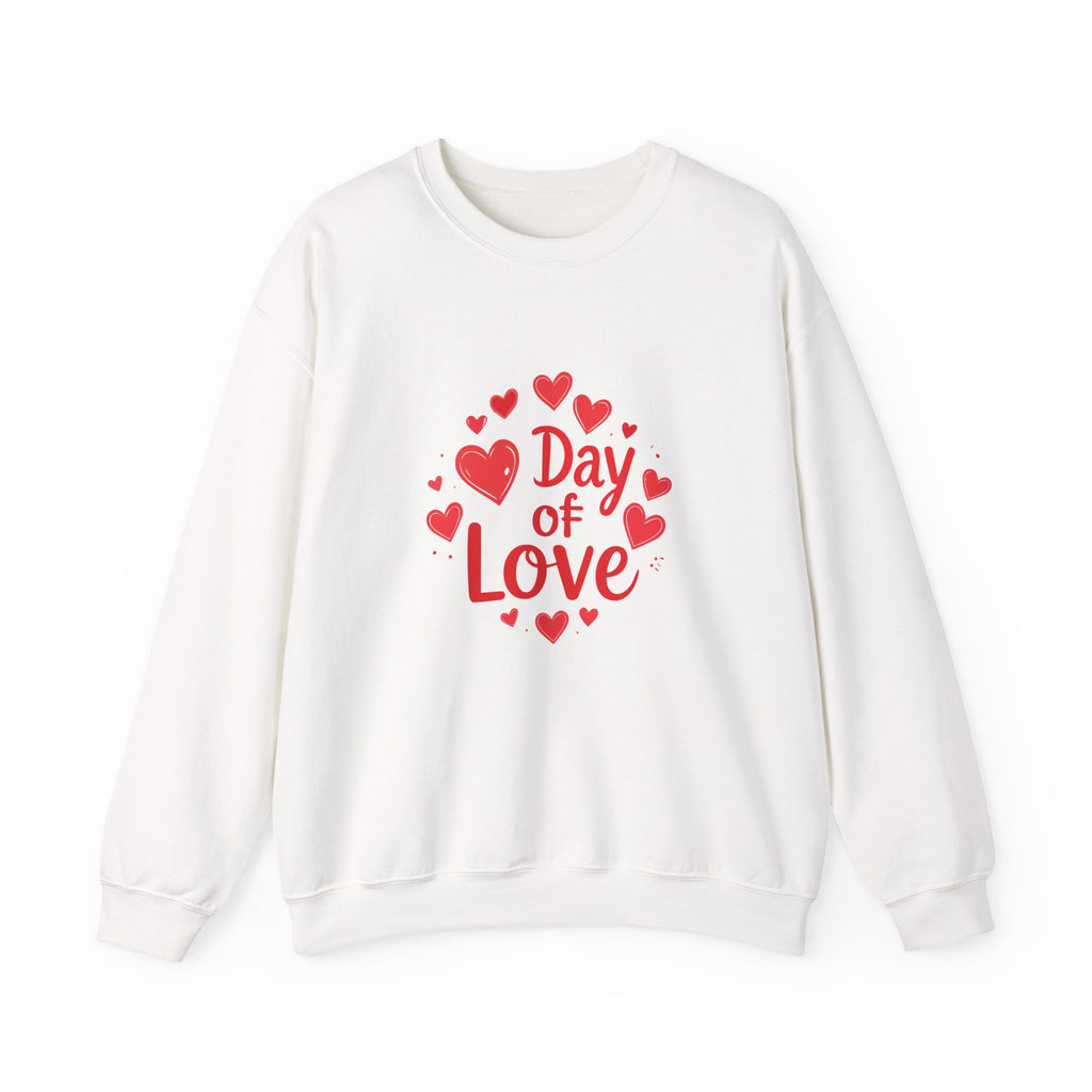 Christmas and Valentine "Day of Love" Crewneck Sweatshirt