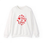 Christmas and Valentine "Day of Love" Crewneck Sweatshirt