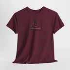 City Night Cruise Tee Retro Car & Neon Skyline Graphic Shirt