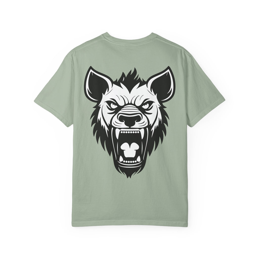 Hyena Graphic Tee Fierce Roaring Head Shirt