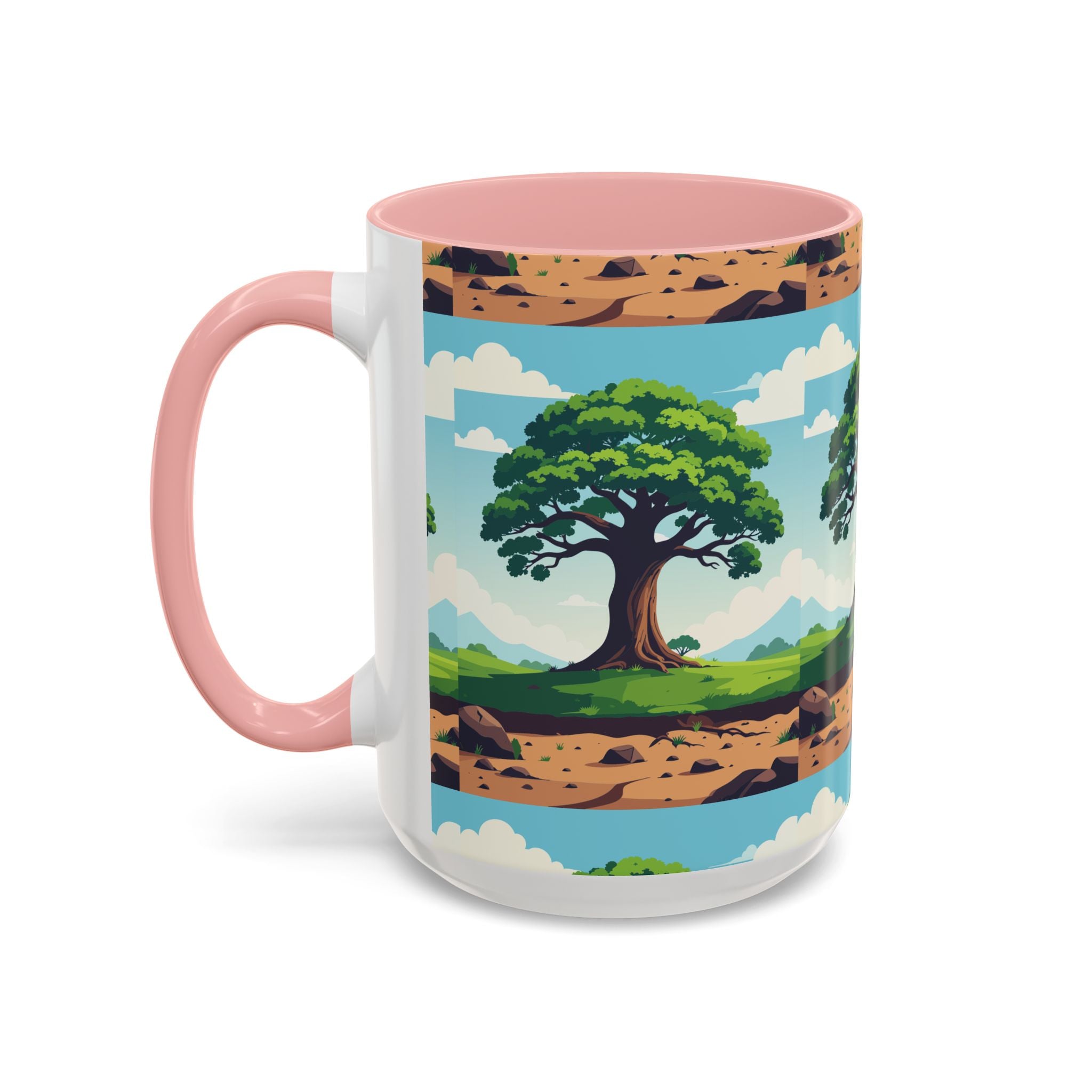 Oak Tree Scenic Accent Coffee Mug Nature Landscape 11/15oz