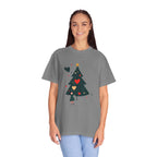Christmas Tree Hearts T-Shirt — Cute Holiday Tree with Hearts Graphic