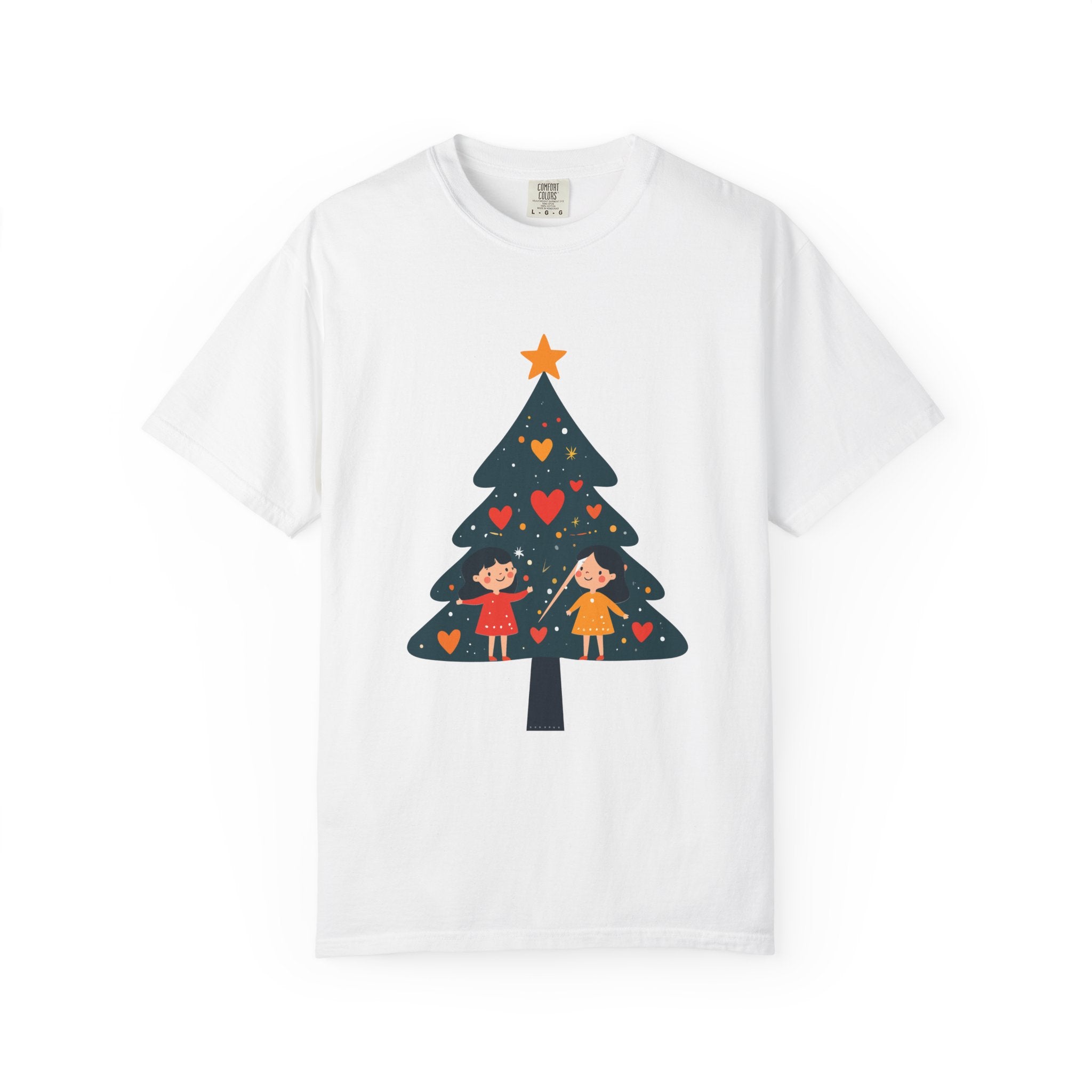 Christmas Tree Kids Graphic T-Shirt — Holiday Family Tee
