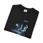 Floating Haunted Castle T‑Shirt Spooky Gothic Fantasy Tee
