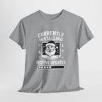 Currently Installing Festive Updates T-Shirt Funny Santa Christmas Holiday Tee