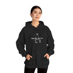 Hoodie Distressed 'One life, One us.' Minimal Graphic Pullover
