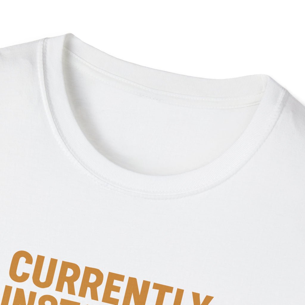 Currently Installing Festive Updates Christmas T-Shirt Holiday Gnome Tee