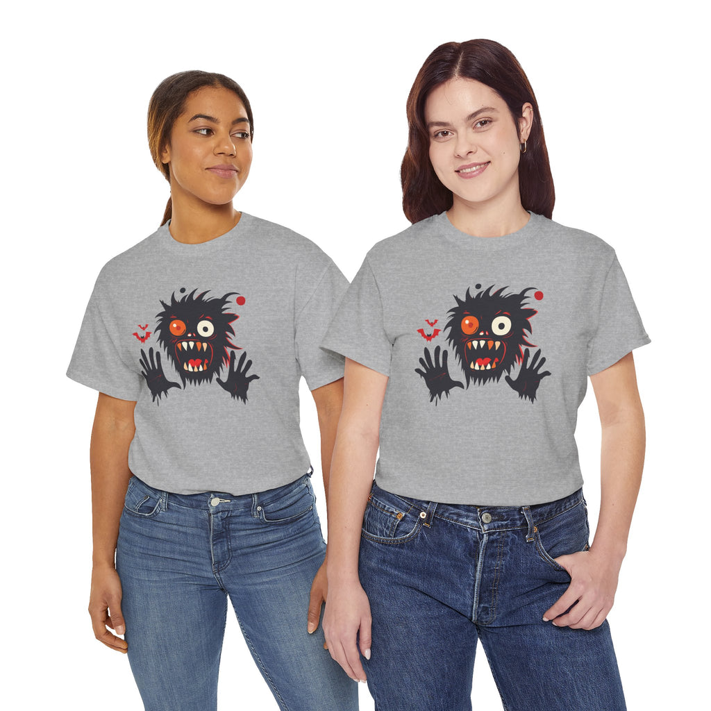 Monster Face T-Shirt Scary Creepy Graphic Tee (Halloween)
