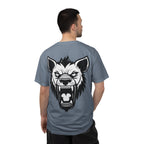 Hyena Graphic Tee Fierce Roaring Head Shirt