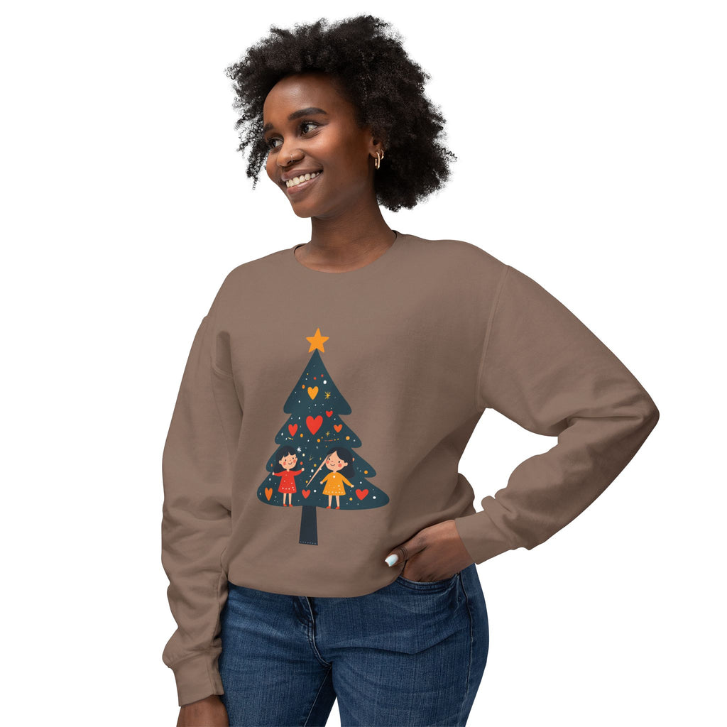 Christmas Tree Sweatshirt — Cute Kids Holiday Tree Design