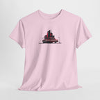 City Night Cruise Tee Retro Car & Neon Skyline Graphic Shirt