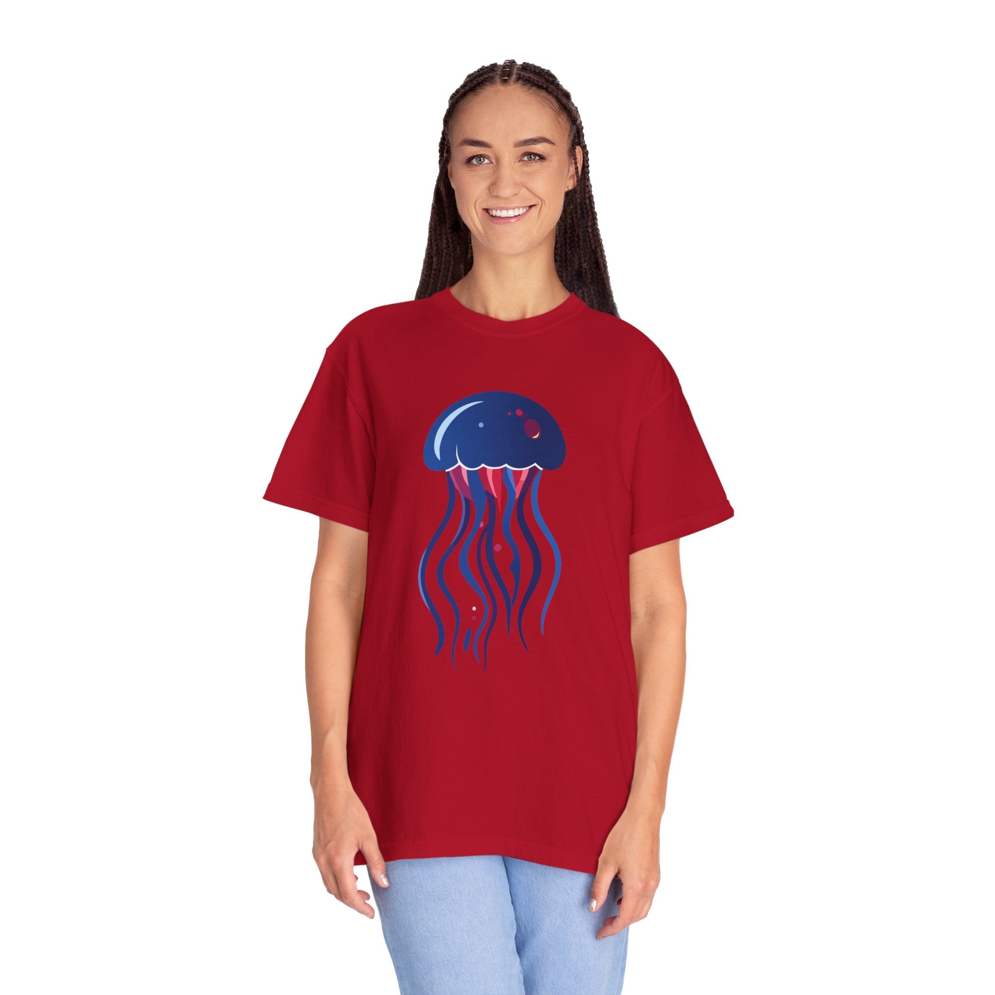 Jellyfish Graphic T-Shirt Nautical Ocean Sea Life Tee