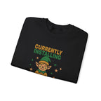 Crewneck Sweatshirt Currently Installing Festive Updates Elf Holiday Graphic
