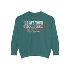 Leave Your Comfort Zone Sweatshirt "3, 2, 1" Motivational Crewneck