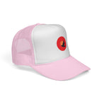 Sunset Bird Trucker Cap | Minimal Nature Logo, Mesh Back Hat